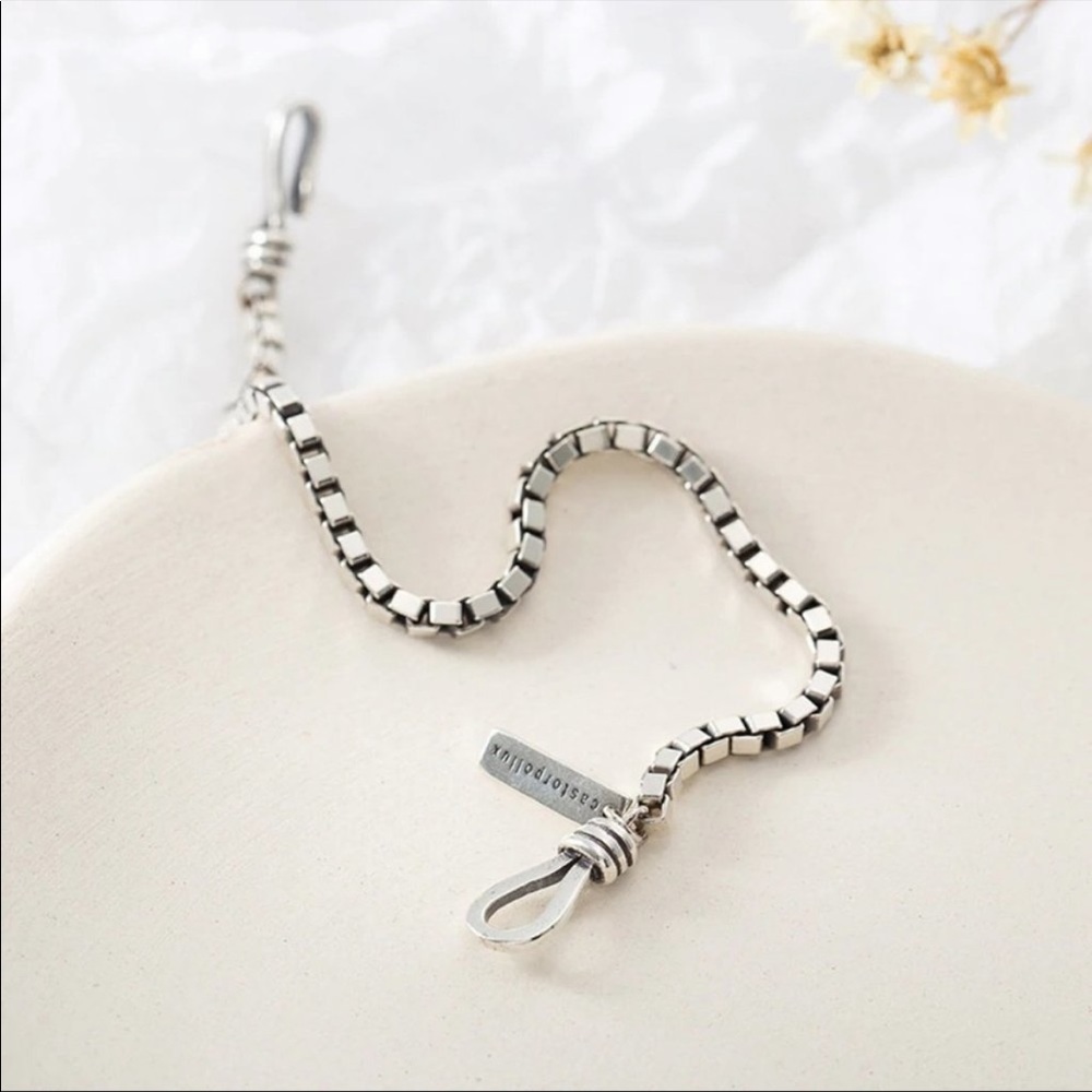 NEW 925 STERLING SILVER CHAIN BRACELET - Picture 4 of 9
